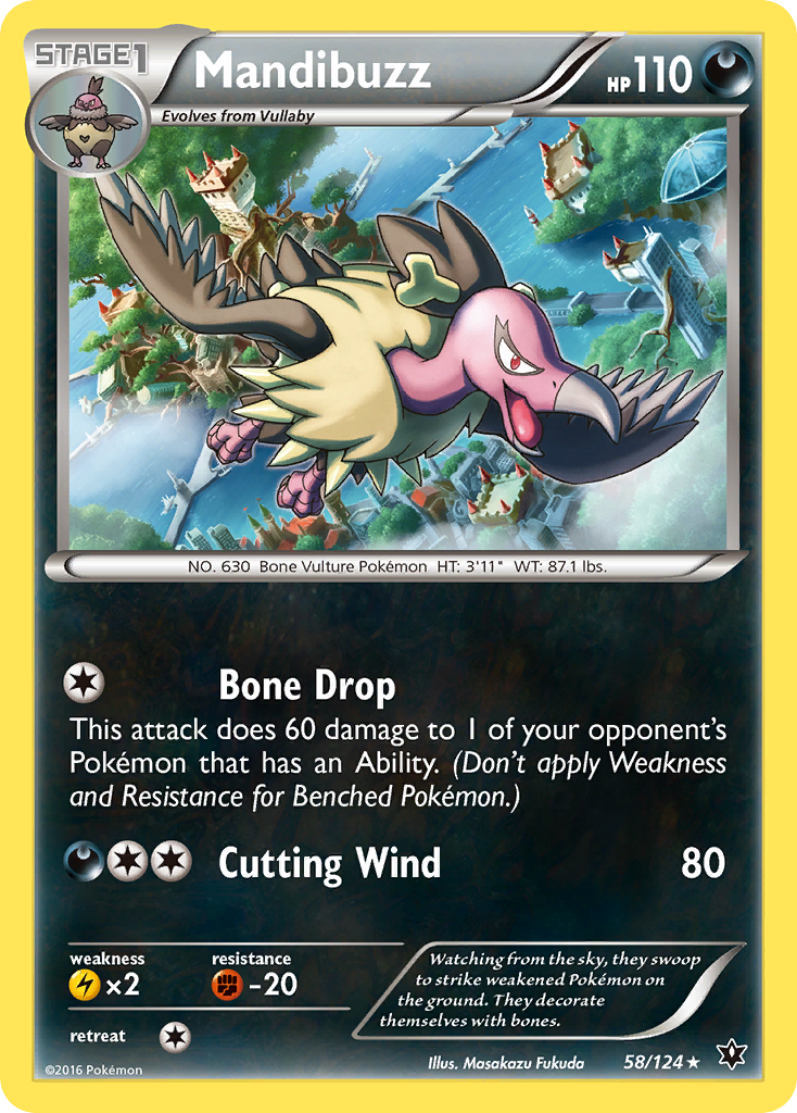 Mandibuzz (58/124) [XY: Fates Collide] | GnG Games