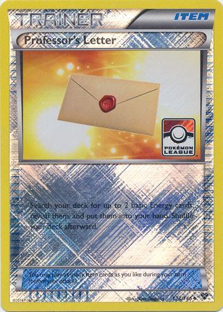 Professor's Letter (123/146) (League Promo) [XY: Base Set] | GnG Games