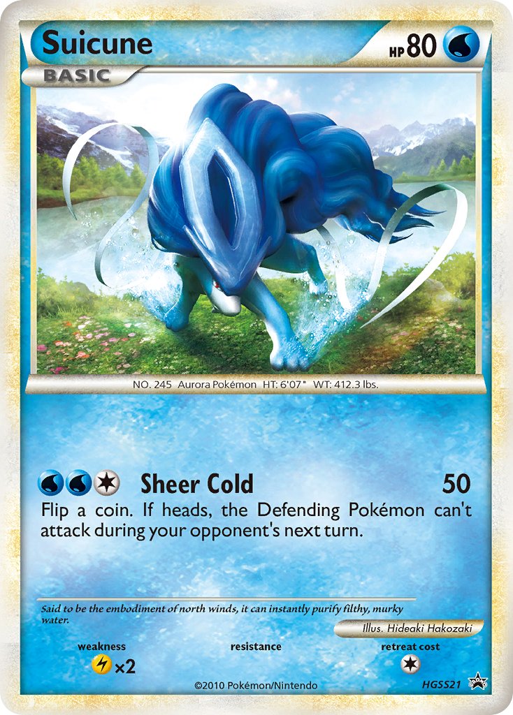 Suicune (HGSS21) [HeartGold & SoulSilver: Black Star Promos] | GnG Games