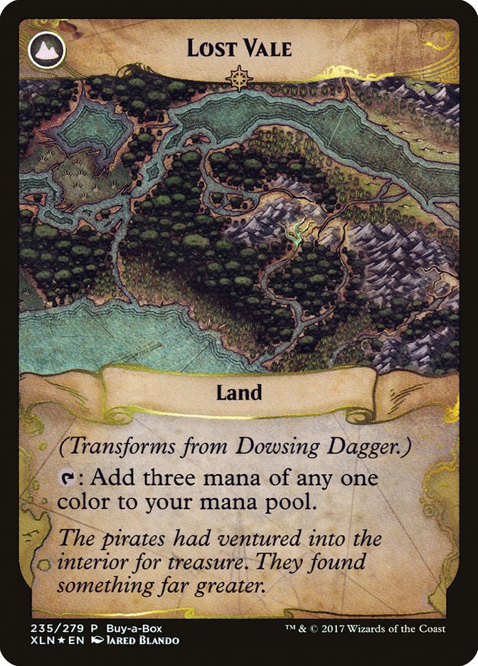 Dowsing Dagger // Lost Vale (Buy-A-Box) [Ixalan Treasure Chest] | GnG Games