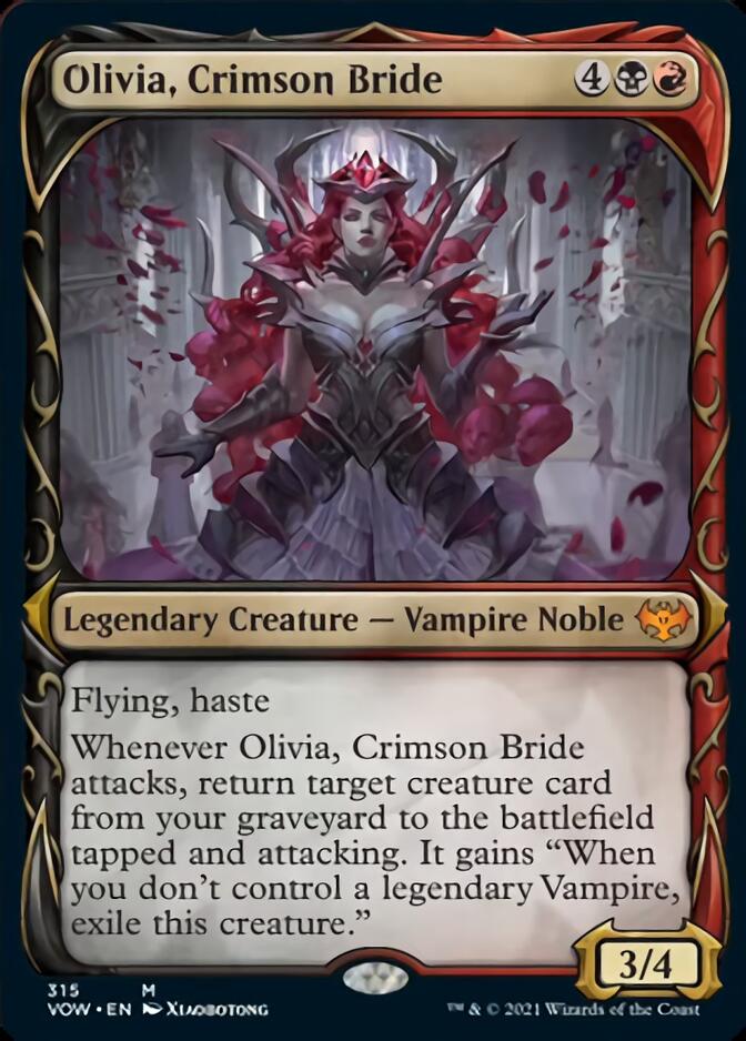 Olivia, Crimson Bride (Showcase Fang Frame) [Innistrad: Crimson Vow] | GnG Games