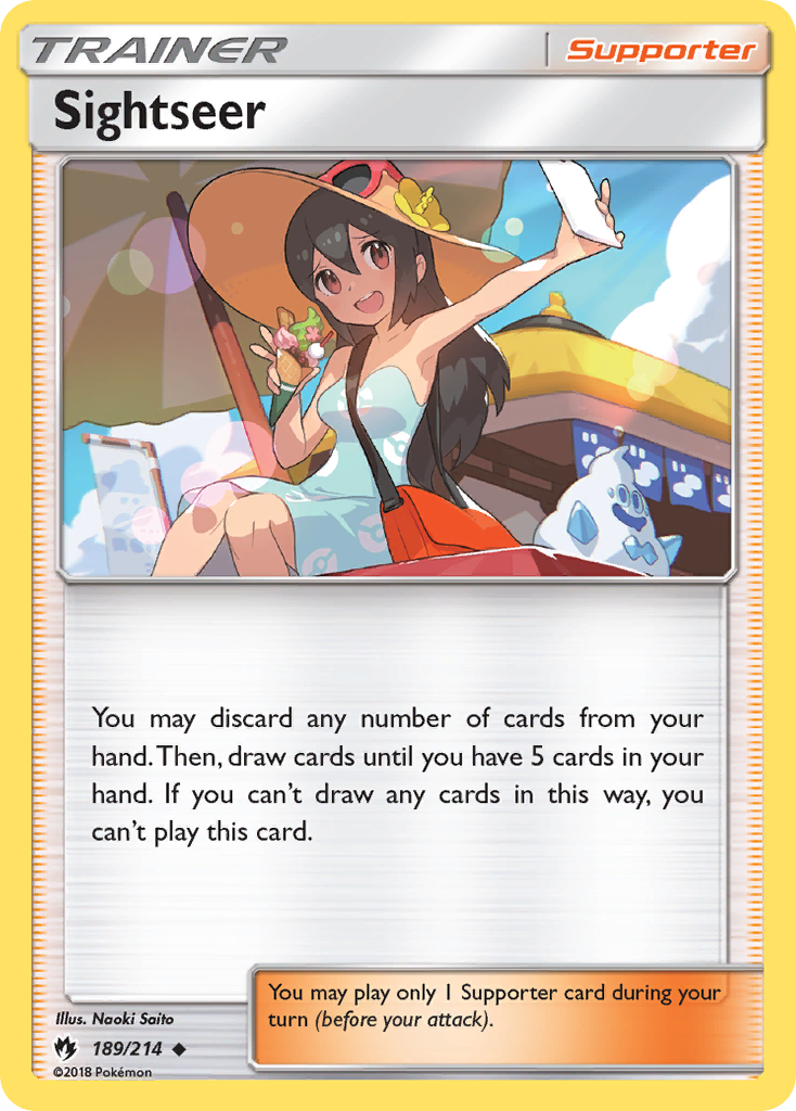 Sightseer (189/214) [Sun & Moon: Lost Thunder] | GnG Games