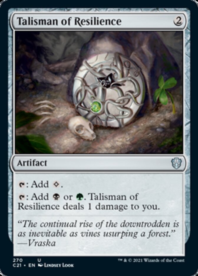 Talisman of Resilience [Commander 2021] | GnG Games