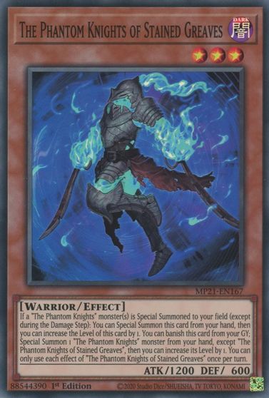 The Phantom Knights of Stained Greaves [MP21-EN167] Super Rare | GnG Games