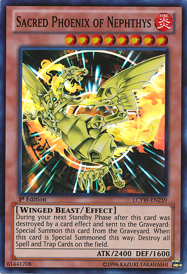 Sacred Phoenix of Nephthys [LCYW-EN259] Super Rare | GnG Games