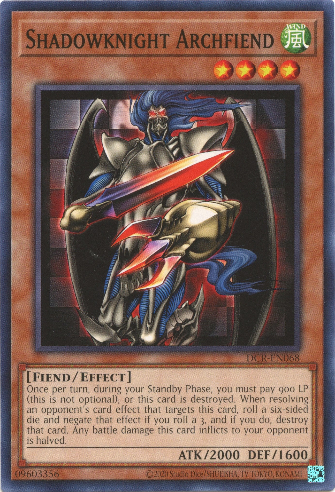 Shadowknight Archfiend (25th Anniversary) [DCR-EN068] Common | GnG Games