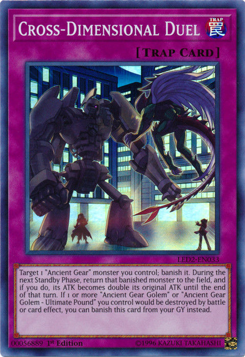 Cross-Dimensional Duel [LED2-EN033] Super Rare | GnG Games