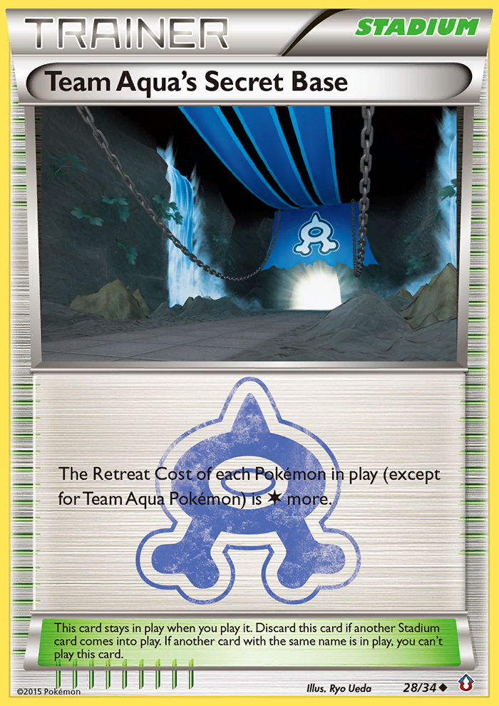 Team Aqua's Secret Base (28/34) [XY: Double Crisis] | GnG Games