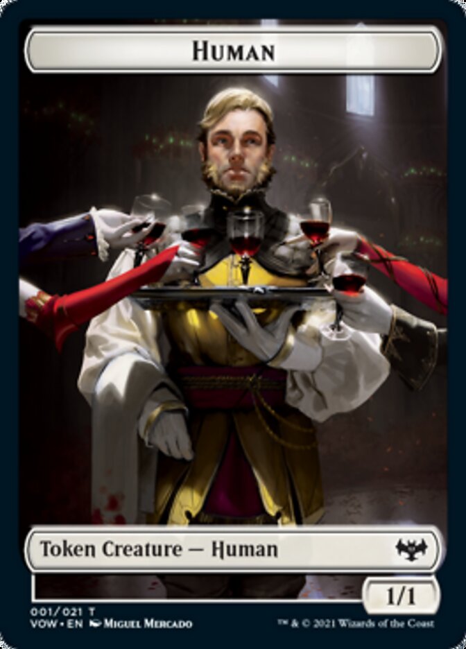 Human Token (001) [Innistrad: Crimson Vow Tokens] | GnG Games