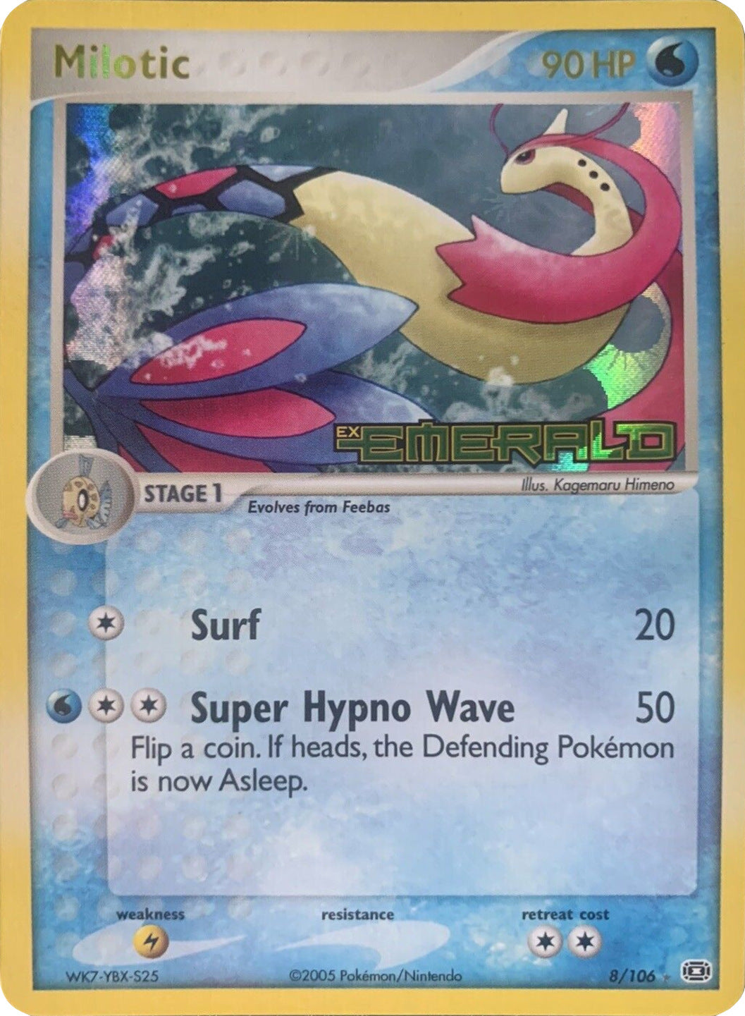 Milotic (8/106) (Stamped) [EX: Emerald] | GnG Games