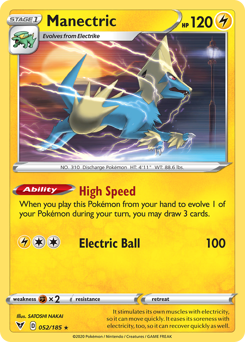 Manectric (052/185) [Sword & Shield: Vivid Voltage] | GnG Games