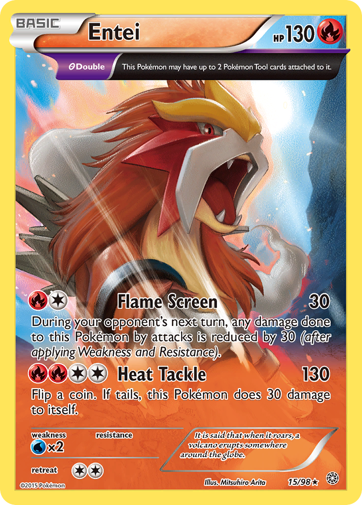 Entei (15/98) [XY: Ancient Origins] | GnG Games