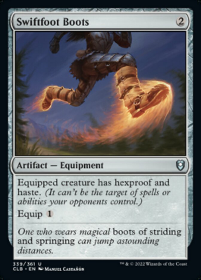Swiftfoot Boots [Commander Legends: Battle for Baldur's Gate] | GnG Games