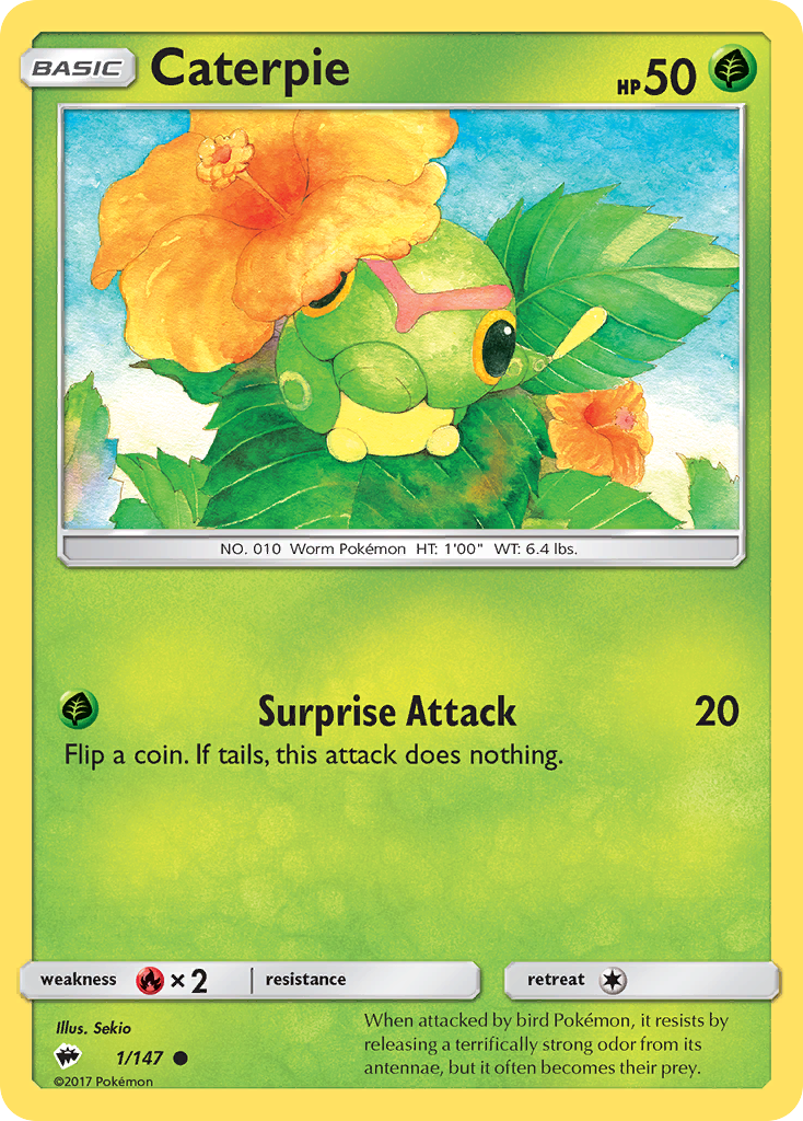 Caterpie (1/147) [Sun & Moon: Burning Shadows] | GnG Games