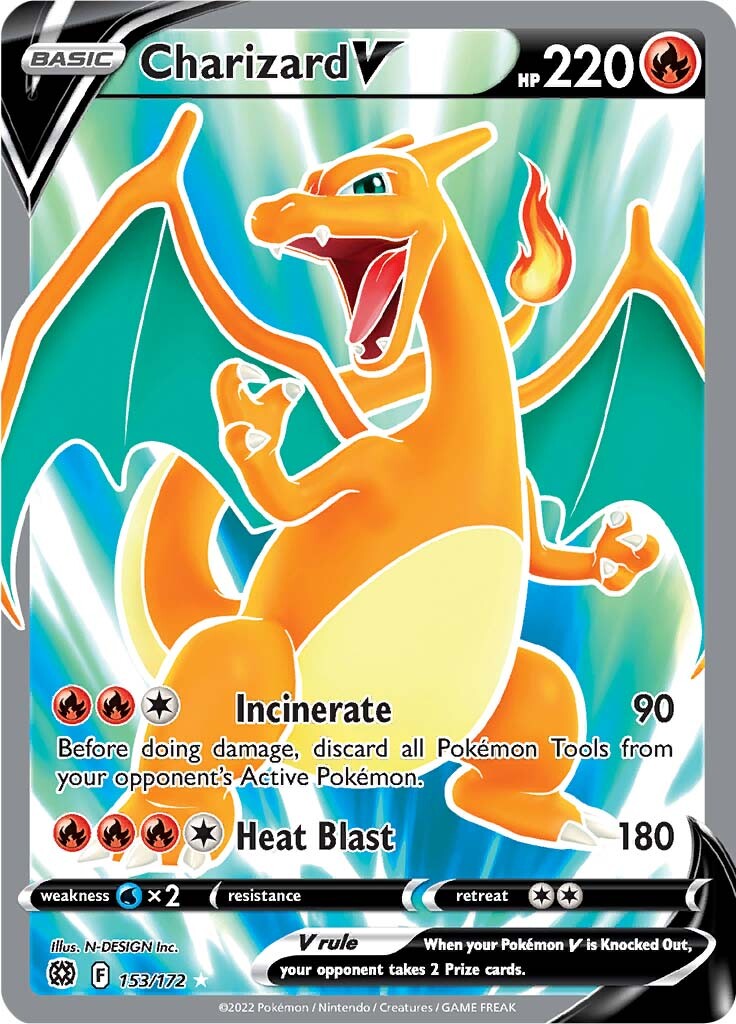 Charizard V (153/172) [Sword & Shield: Brilliant Stars] | GnG Games