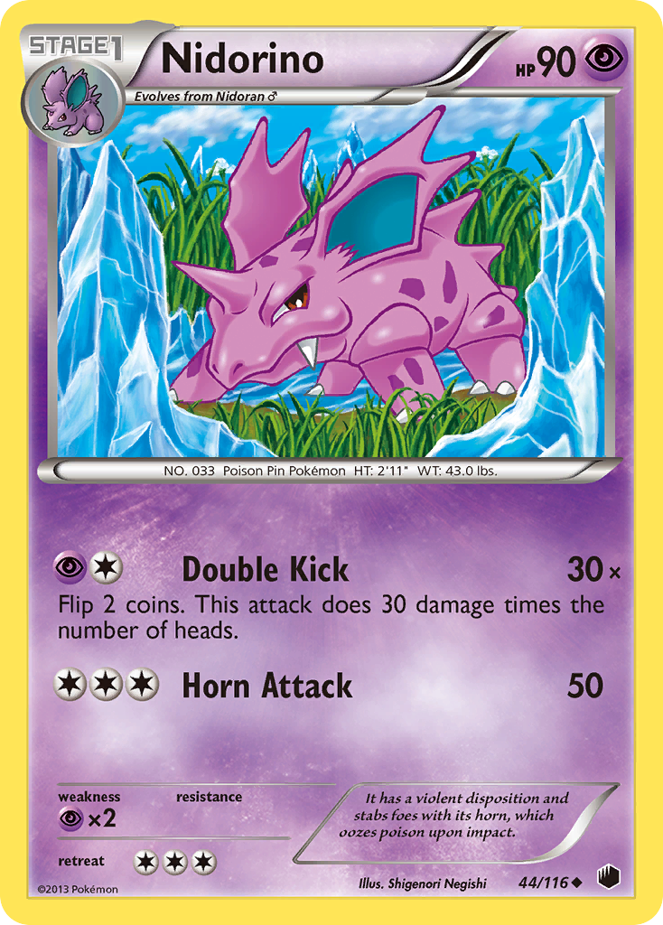 Nidorino (44/116) [Black & White: Plasma Freeze] | GnG Games