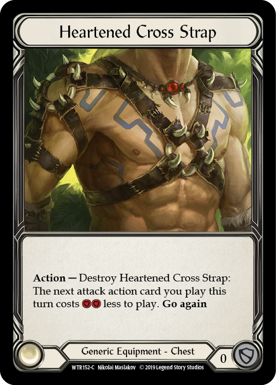 Heartened Cross Strap [WTR152-C] Alpha Print Cold Foil | GnG Games