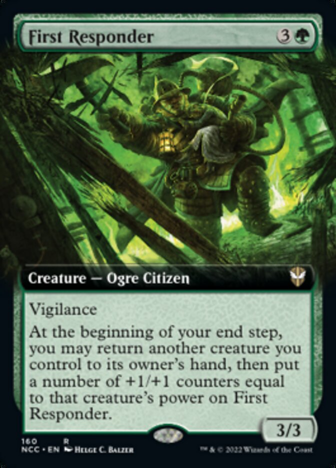 First Responder (Extended Art) [Streets of New Capenna Commander] | GnG Games