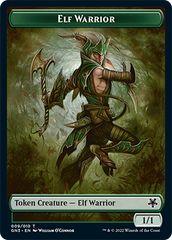 Bird Illusion // Elf Warrior Double-Sided Token [Game Night: Free-for-All Tokens] | GnG Games