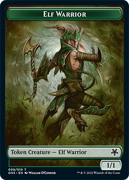 Soldier // Elf Warrior Double-Sided Token [Game Night: Free-for-All Tokens] | GnG Games