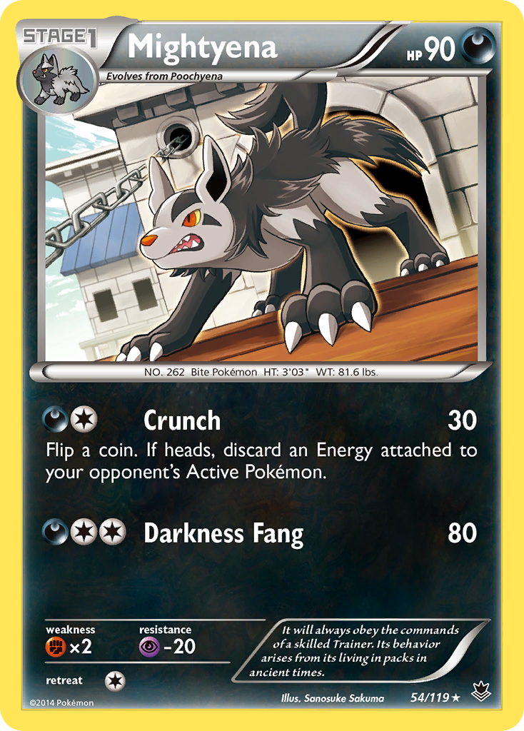 Mightyena (54/119) [XY: Phantom Forces] | GnG Games