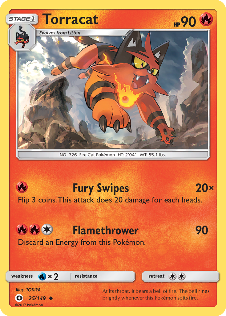 Torracat (25/149) [Sun & Moon: Base Set] | GnG Games