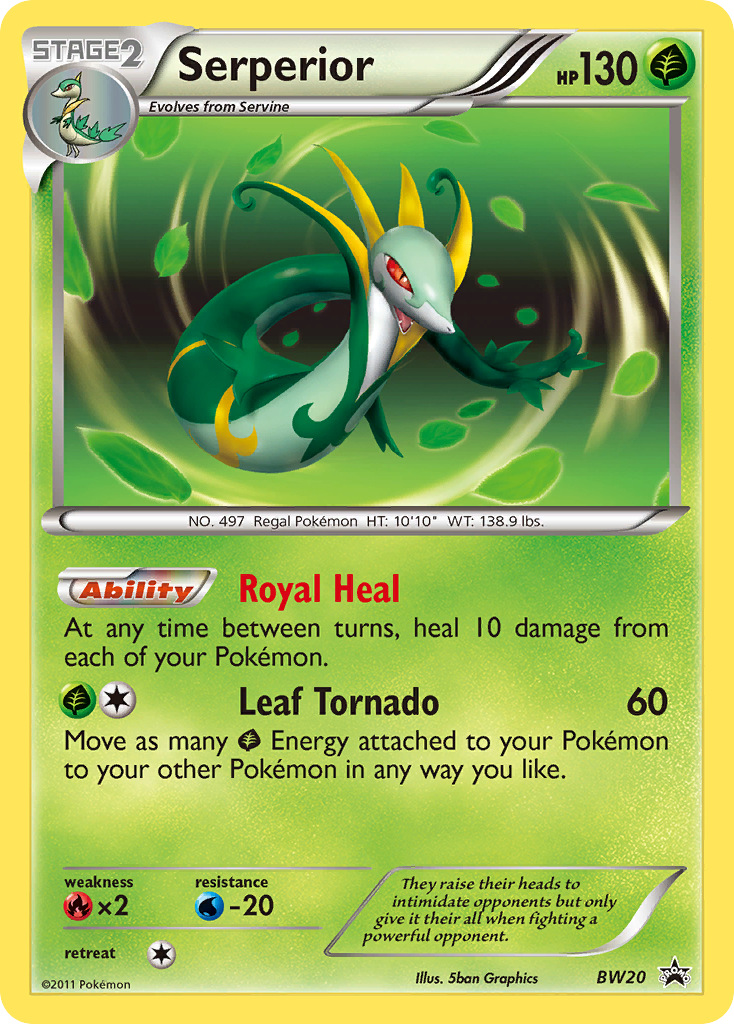 Serperior (BW20) [Black & White: Black Star Promos] | GnG Games