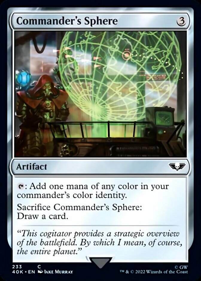 Commander's Sphere (233) [Universes Beyond: Warhammer 40,000] | GnG Games