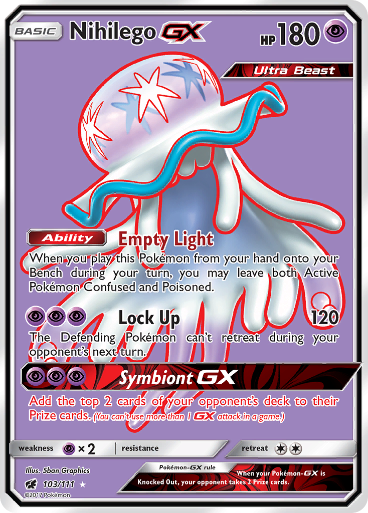 Nihilego GX (103/111) [Sun & Moon: Crimson Invasion] | GnG Games