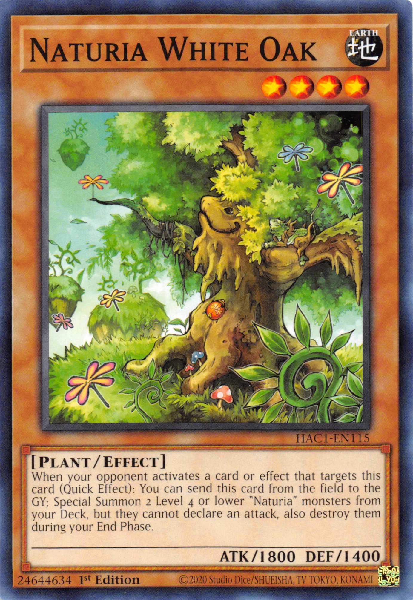 Naturia White Oak [HAC1-EN115] Common | GnG Games