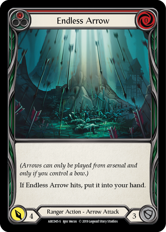 Endless Arrow [ARC045-S] 1st Edition Rainbow Foil | GnG Games