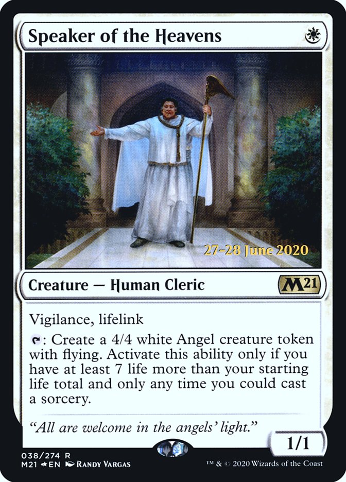 Speaker of the Heavens  [Core Set 2021 Prerelease Promos] | GnG Games