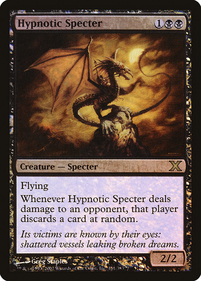 Hypnotic Specter (Premium Foil) [Tenth Edition] | GnG Games