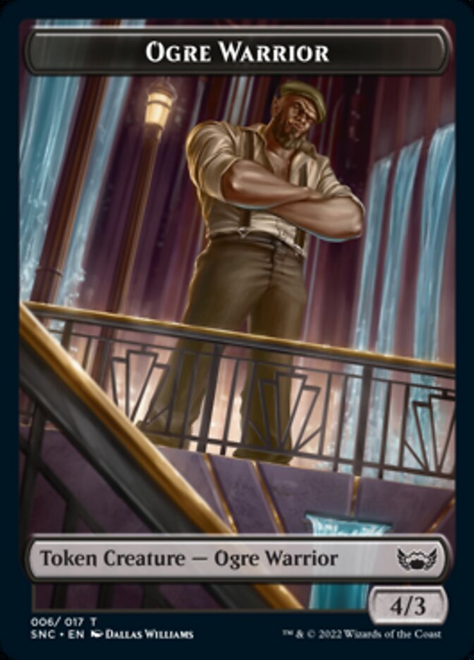 Ogre Warrior // Copy Double-sided Token [Streets of New Capenna Tokens] | GnG Games