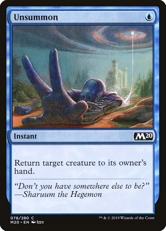 Unsummon [Core Set 2020] | GnG Games