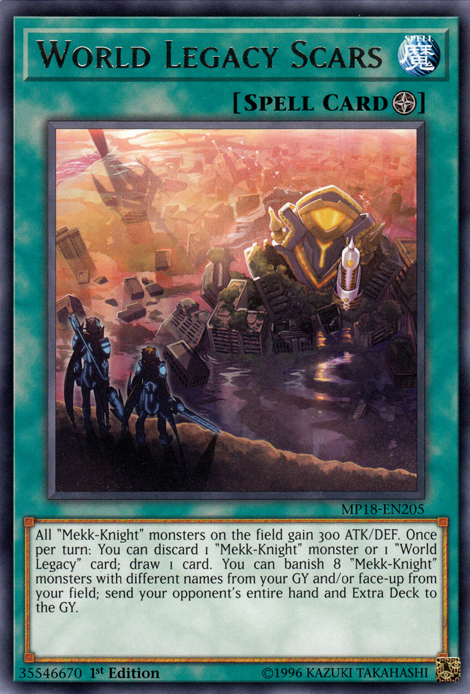 World Legacy Scars [MP18-EN205] Rare | GnG Games