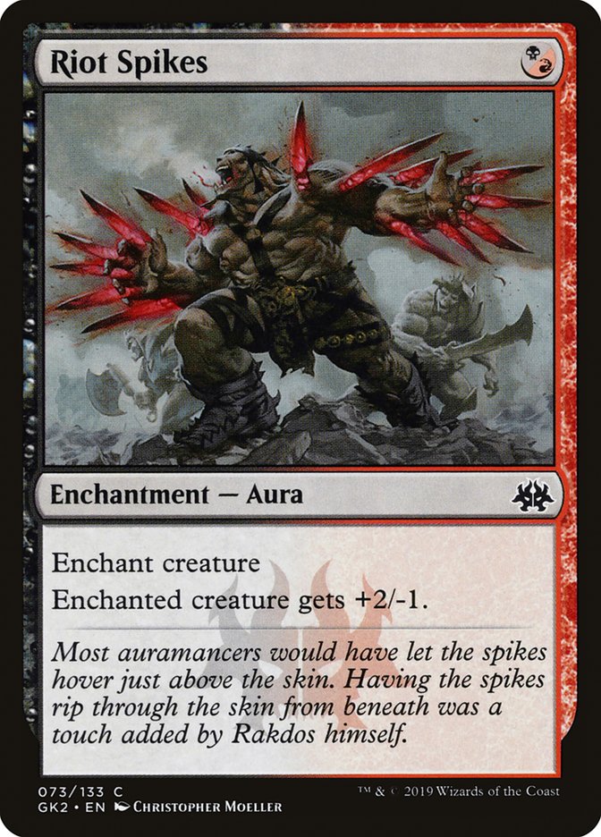 Riot Spikes [Ravnica Allegiance Guild Kit] | GnG Games