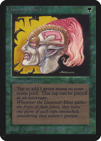 Llanowar Elves [Limited Edition Alpha] | GnG Games
