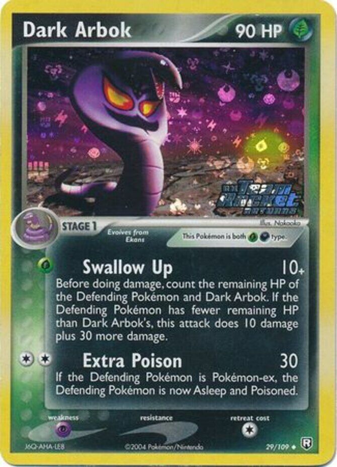 Dark Arbok (29/109) (Stamped) [EX: Team Rocket Returns] | GnG Games