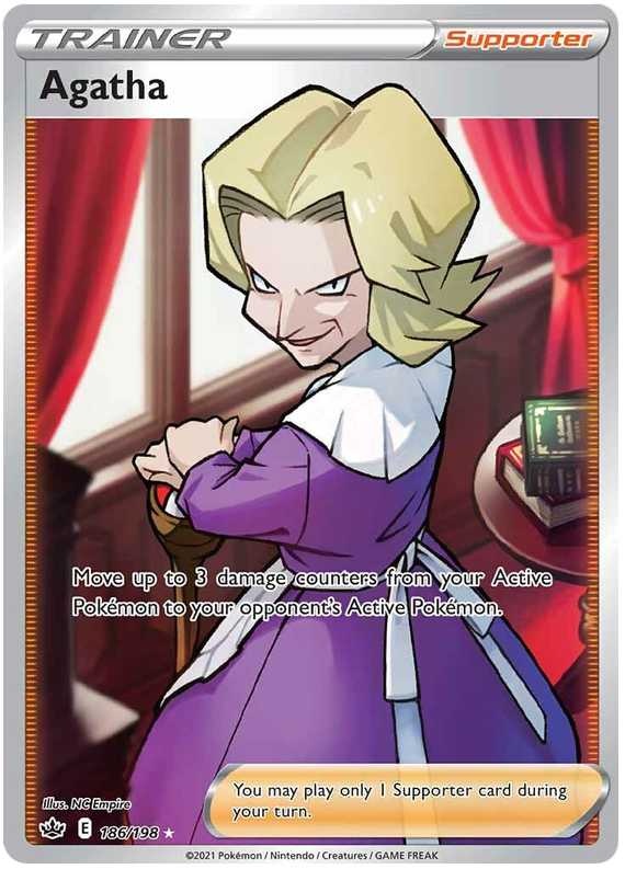 Agatha (186/198) [Sword & Shield: Chilling Reign] | GnG Games