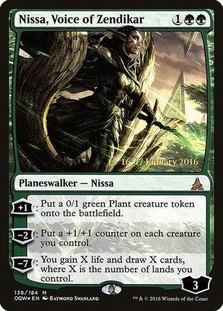 Nissa, Voice of Zendikar [Oath of the Gatewatch Promos] | GnG Games