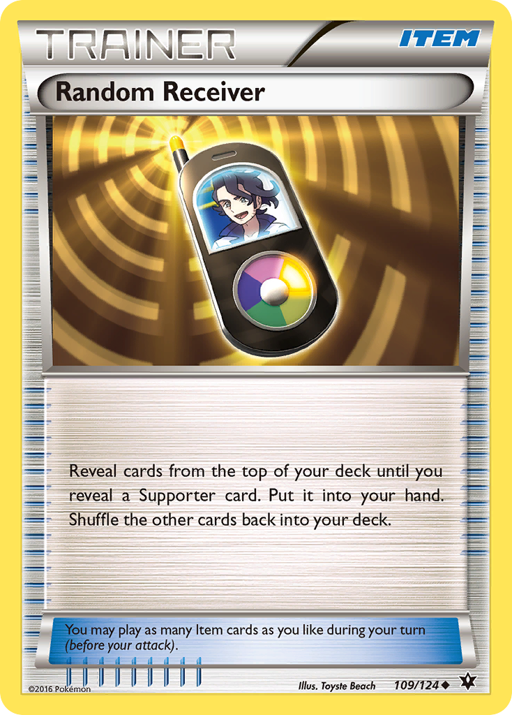 Random Receiver (109/124) [XY: Fates Collide] | GnG Games