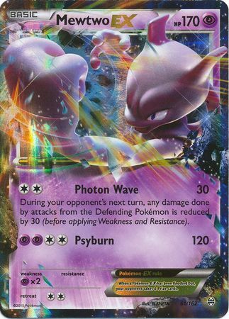 Mewtwo EX (61/162) (Jumbo Card) [XY: BREAKthrough] | GnG Games