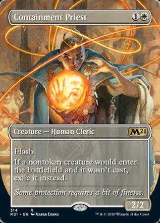 Containment Priest (Borderless) [Core Set 2021] | GnG Games