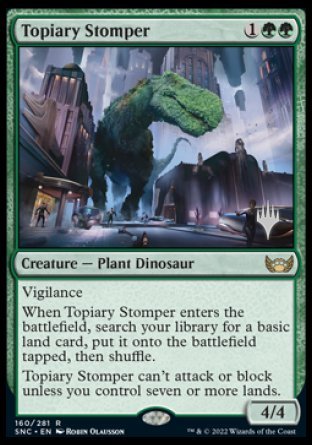 Topiary Stomper (Promo Pack) [Streets of New Capenna Promos] | GnG Games