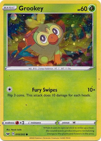 Grookey (010/202) (Cosmos Holo) [Sword & Shield: Base Set] | GnG Games