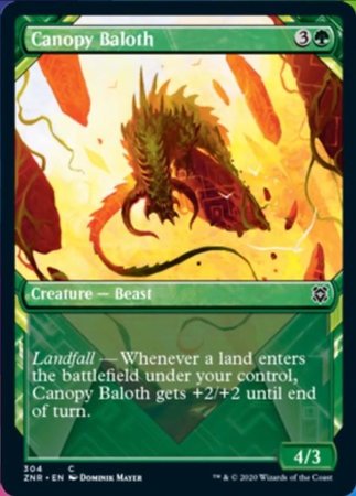 Canopy Baloth (Showcase) [Zendikar Rising] | GnG Games