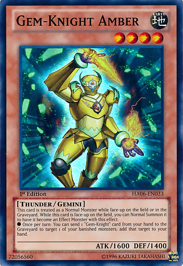 Gem-Knight Amber [HA06-EN033] Super Rare | GnG Games