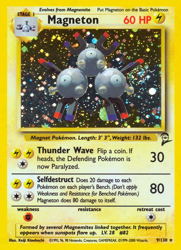 Magneton (9/130) [Base Set 2] | GnG Games