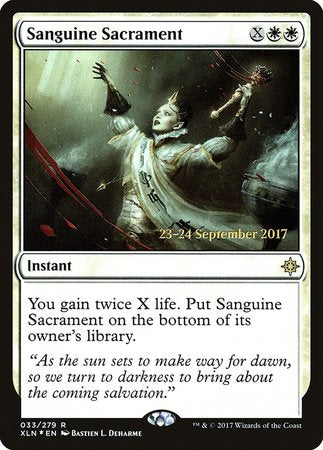 Sanguine Sacrament [Ixalan Promos] | GnG Games